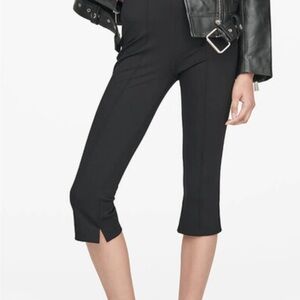 Anine Bing Black Cropped Pants